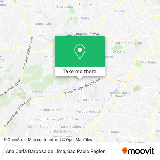 Ana Carla Barbosa de Lima map