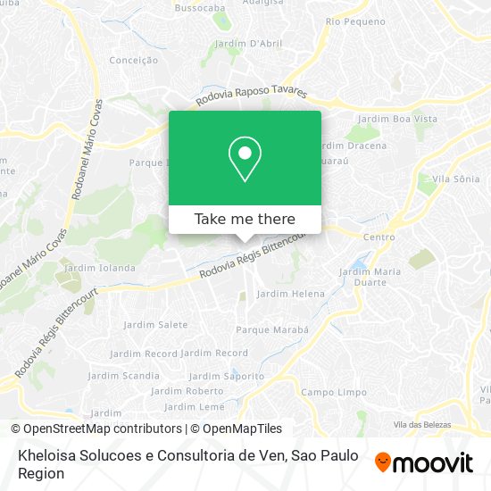 Mapa Kheloisa Solucoes e Consultoria de Ven