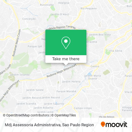 Mdj Assessoria Administrativa map