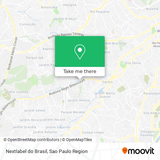 Nextlabel do Brasil map