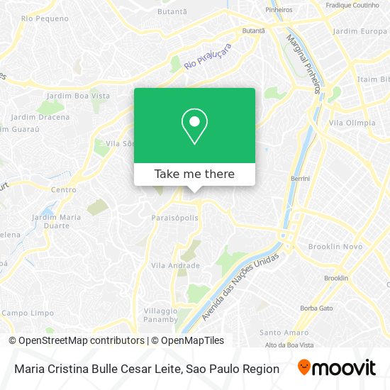 Maria Cristina Bulle Cesar Leite map