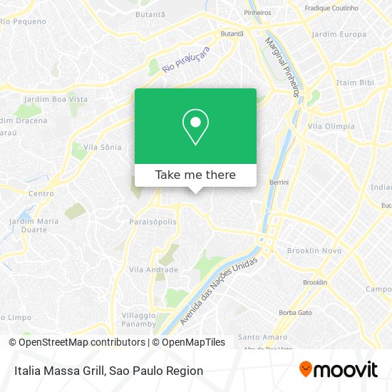 Mapa Italia Massa Grill