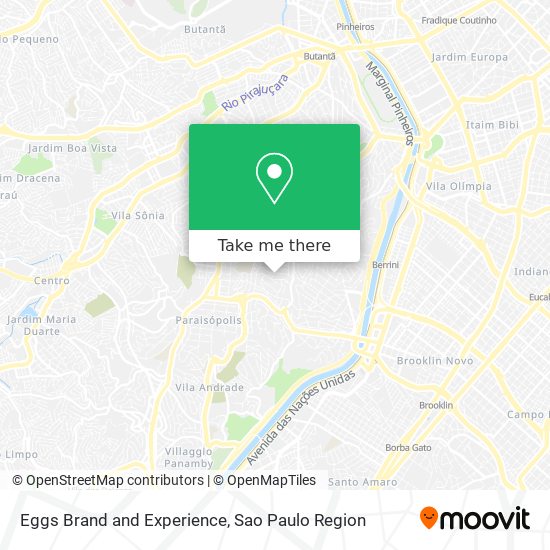 Eggs Brand and Experience map