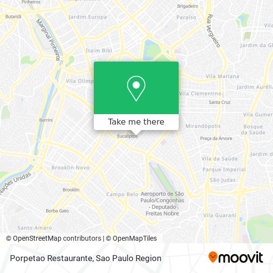 Mapa Porpetao Restaurante