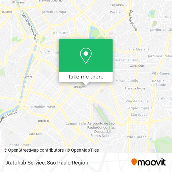 Mapa Autohub Service