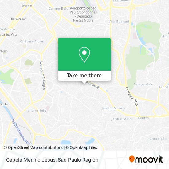 Capela Menino Jesus map