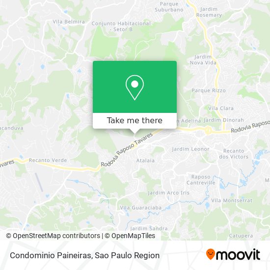 Condominio Paineiras map