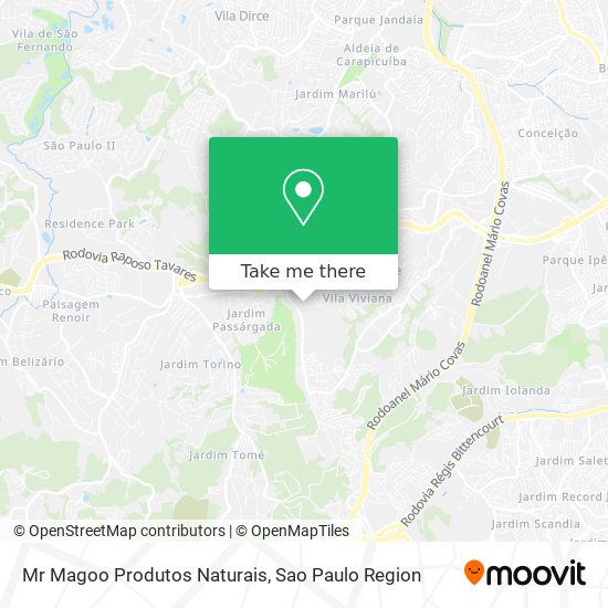 Mr Magoo Produtos Naturais map
