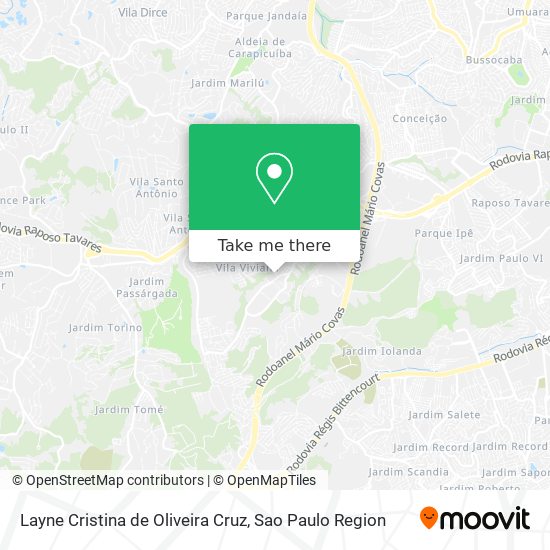 Layne Cristina de Oliveira Cruz map