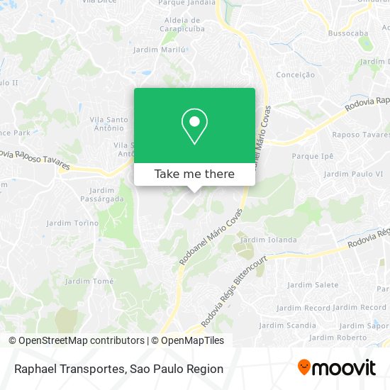 Mapa Raphael Transportes