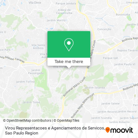 Mapa Virou Representacoes e Agenciamentos de Servicos