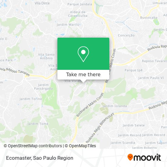 Mapa Ecomaster