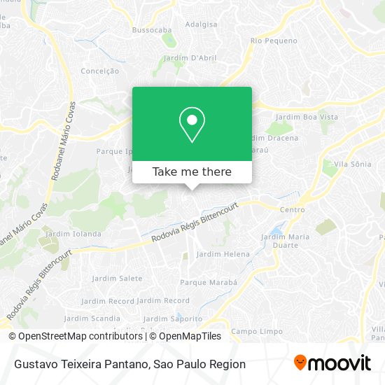 Mapa Gustavo Teixeira Pantano