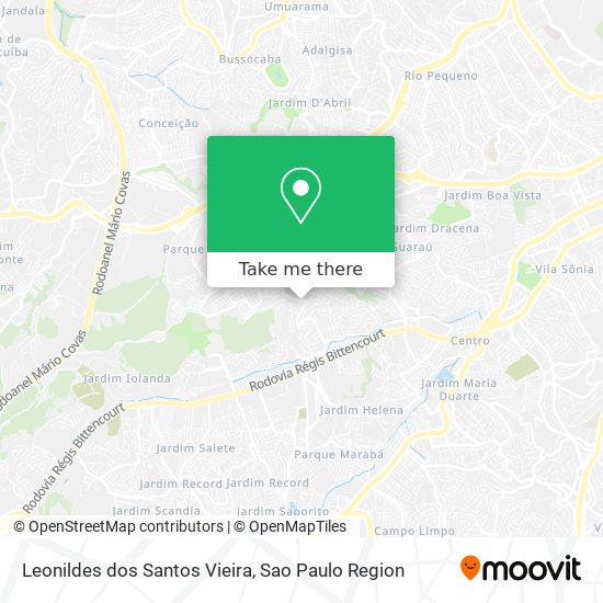 Leonildes dos Santos Vieira map