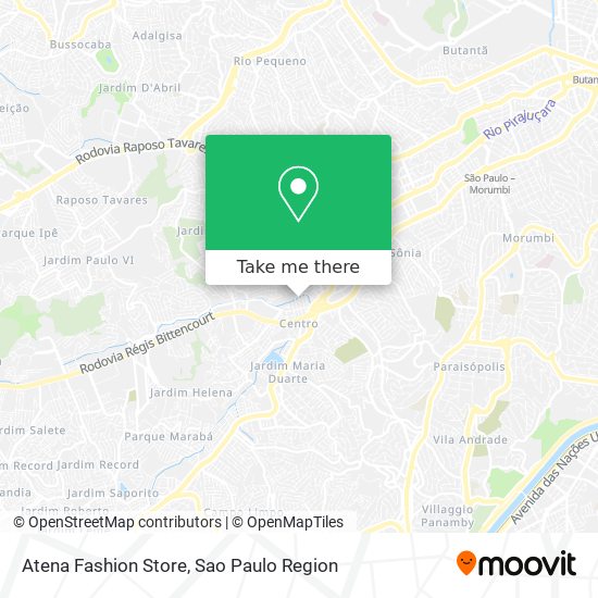 Atena Fashion Store map