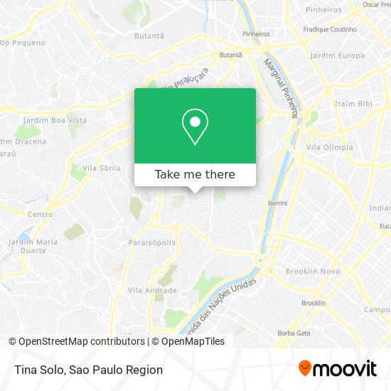 Mapa Tina Solo