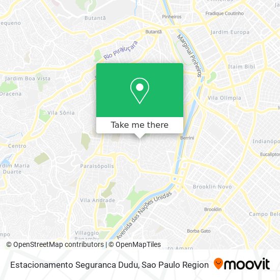 Mapa Estacionamento Seguranca Dudu