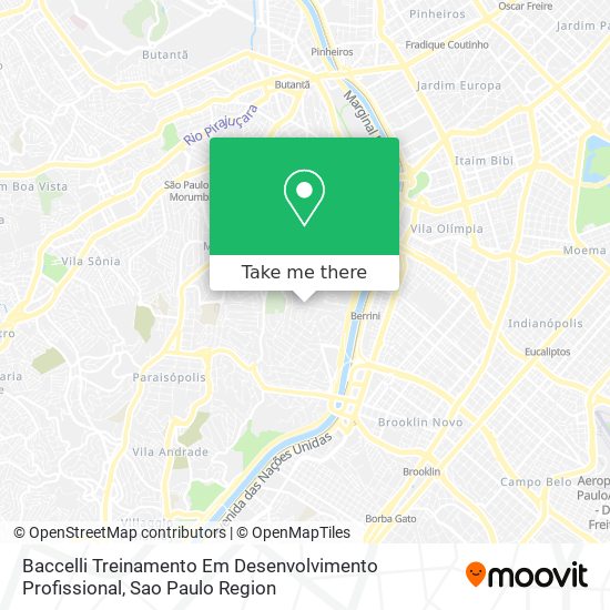 Mapa Baccelli Treinamento Em Desenvolvimento Profissional