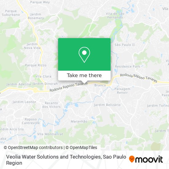 Veolia Water Solutions and Technologies map