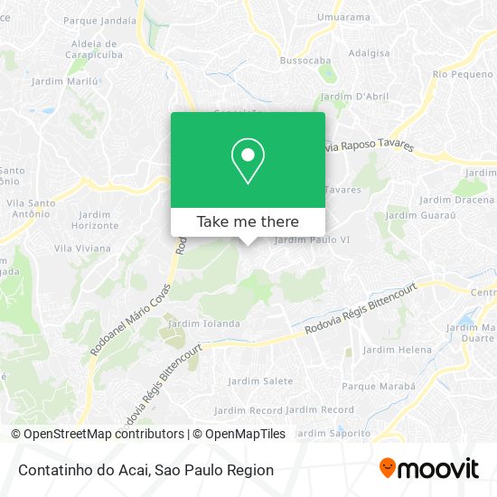 Contatinho do Acai map