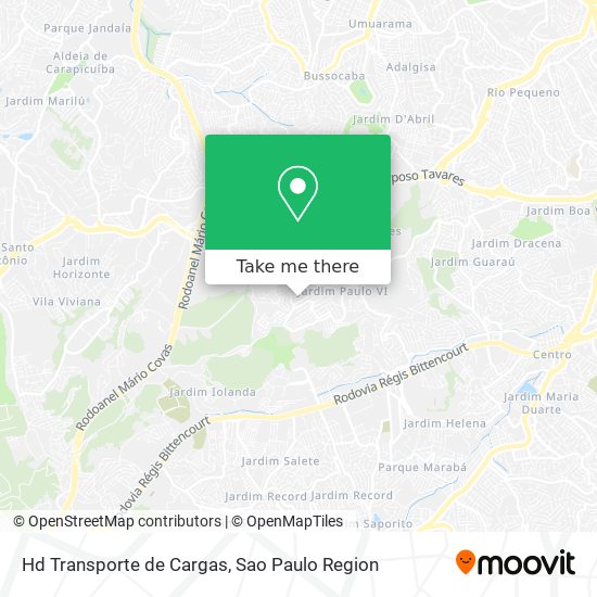 Mapa Hd Transporte de Cargas