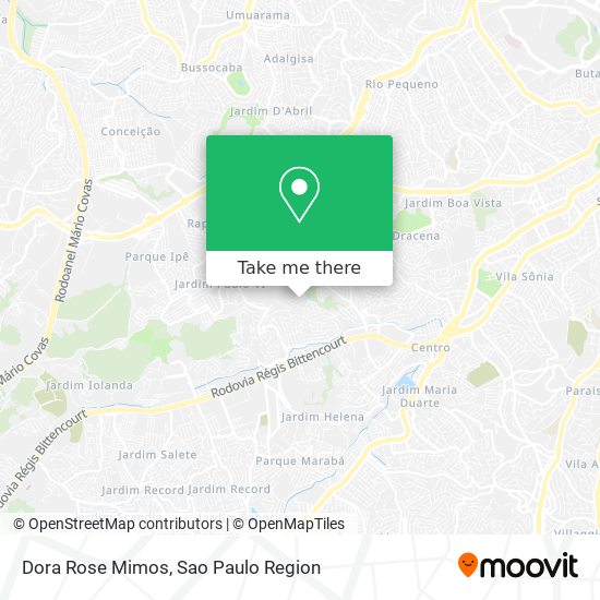 Mapa Dora Rose Mimos