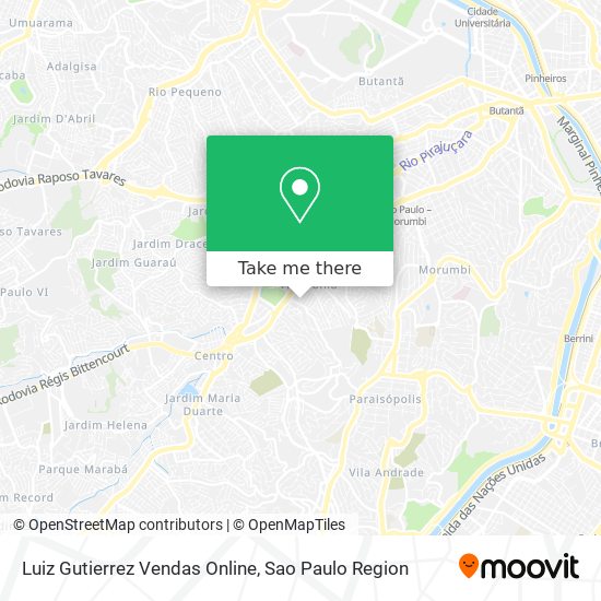 Mapa Luiz Gutierrez Vendas Online