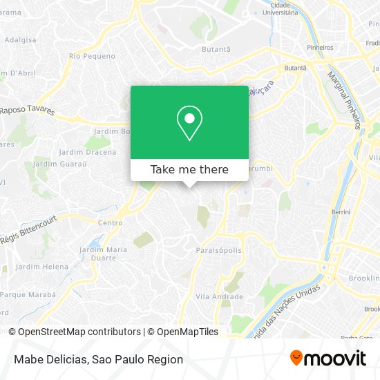 Mapa Mabe Delicias