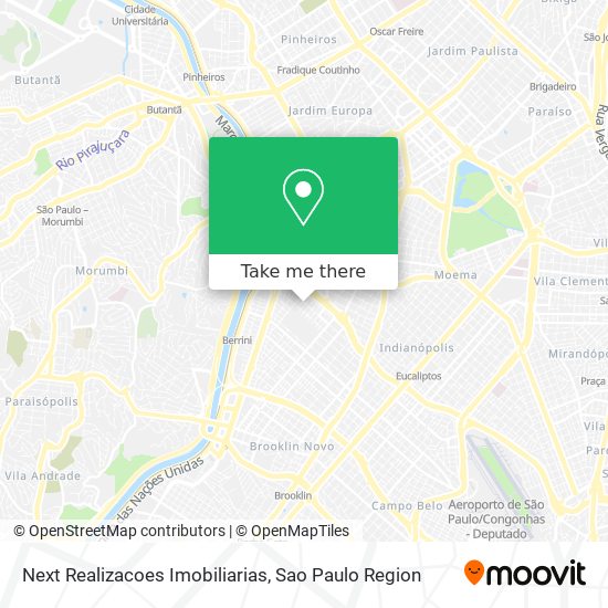 Next Realizacoes Imobiliarias map