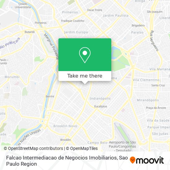 Falcao Intermediacao de Negocios Imobiliarios map