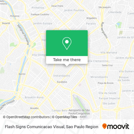 Flash Signs Comunicacao Visual map