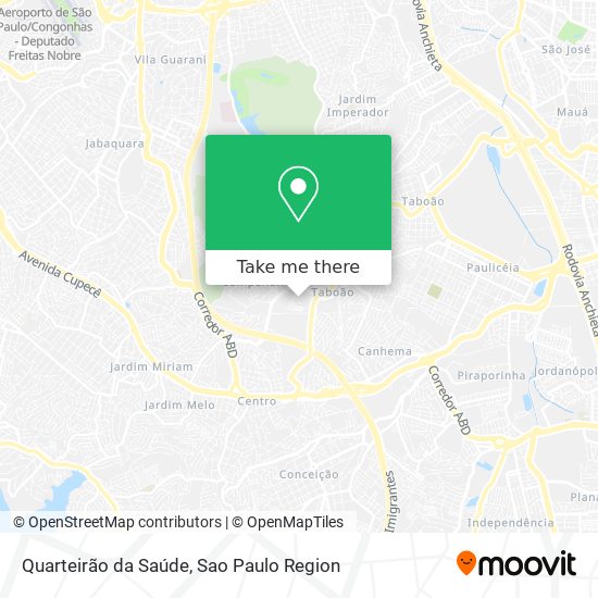 Quarteirão da Saúde map