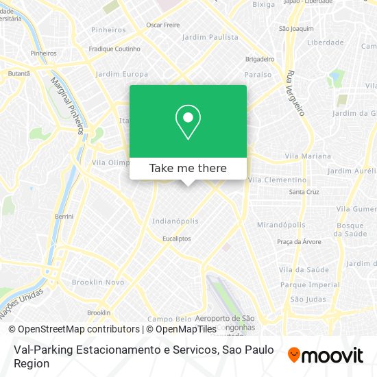 Val-Parking Estacionamento e Servicos map