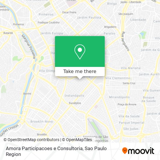 Amora Participacoes e Consultoria map