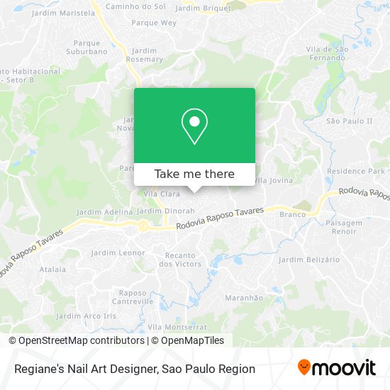 Regiane's Nail Art Designer map