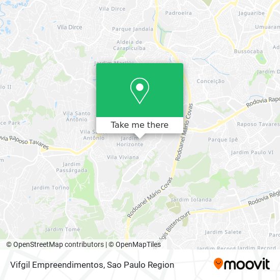 Mapa Vifgil Empreendimentos