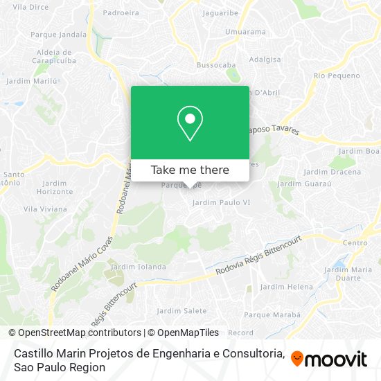 Mapa Castillo Marin Projetos de Engenharia e Consultoria