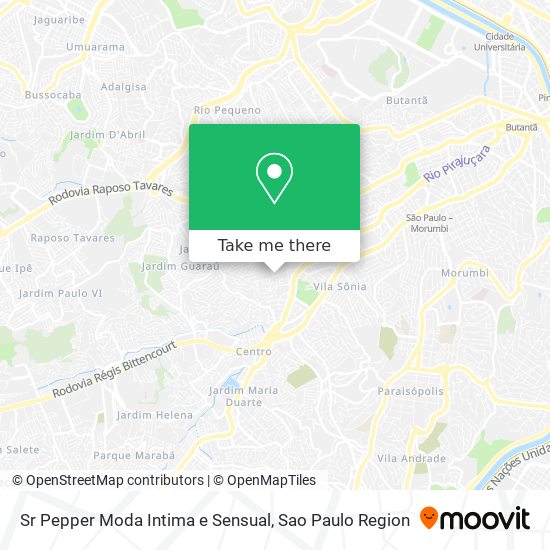 Sr Pepper Moda Intima e Sensual map