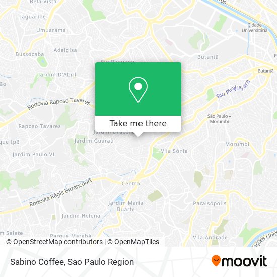 Sabino Coffee map