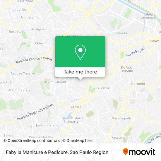 Fabylla Manicure e Pedicure map