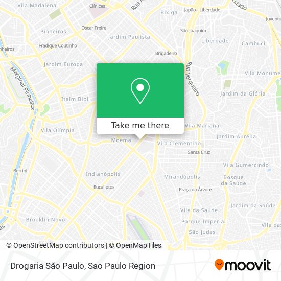 Mapa Drogaria São Paulo