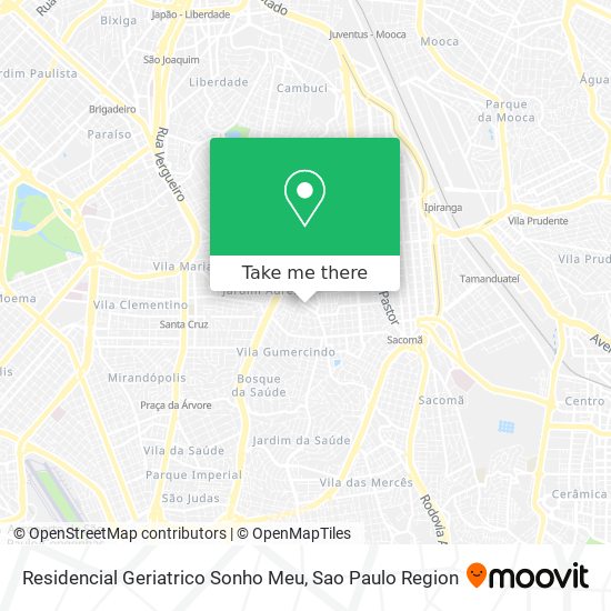 Residencial Geriatrico Sonho Meu map