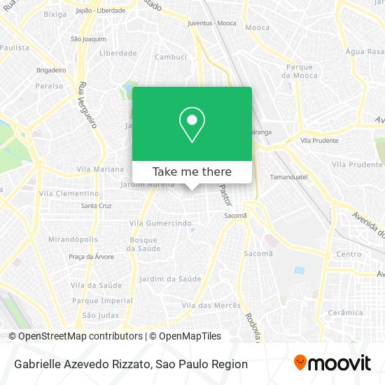 Gabrielle Azevedo Rizzato map