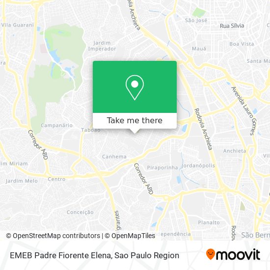 EMEB Padre Fiorente Elena map