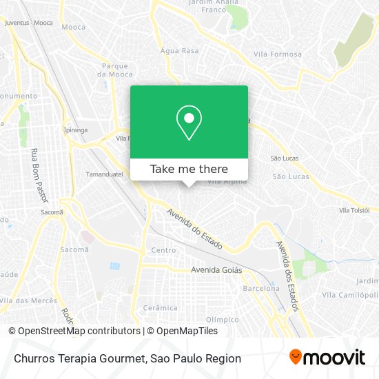 Mapa Churros Terapia Gourmet