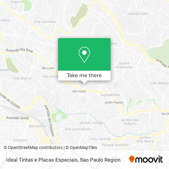 Mapa Ideal Tintas e Placas Especiais