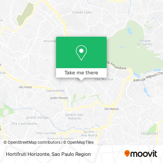 Mapa Hortifruti Horizonte