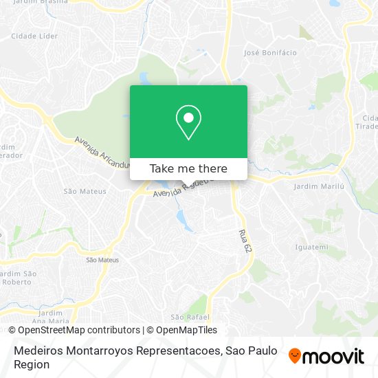 Mapa Medeiros Montarroyos Representacoes