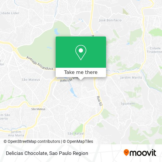 Mapa Delicias Chocolate