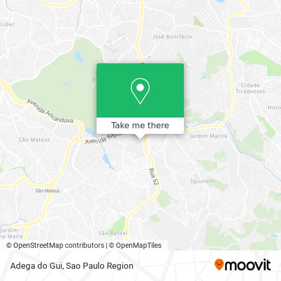 Adega do Gui map